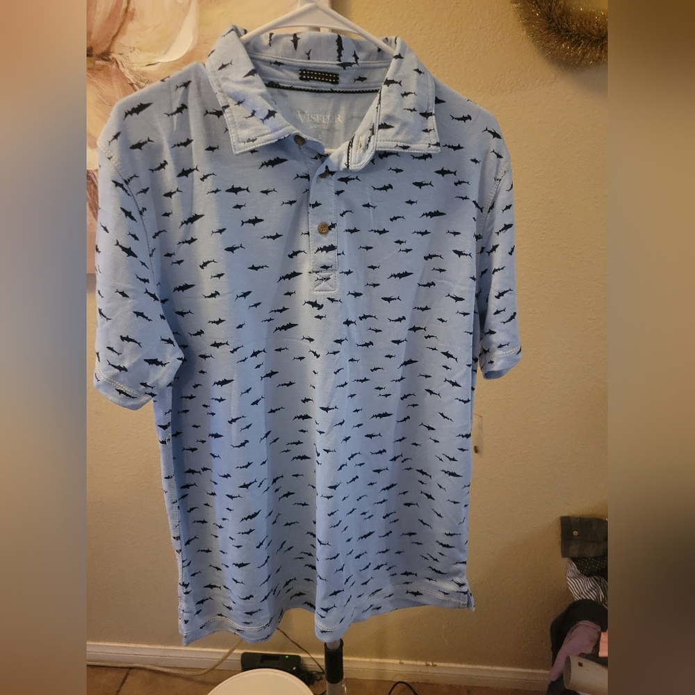 Visitor polo shirt men's large